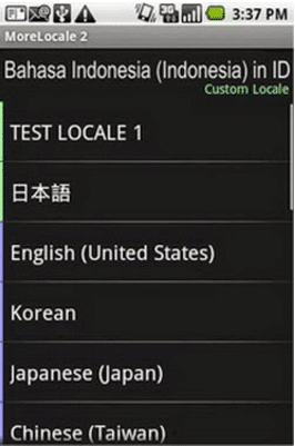 Tutorial Menambah Bahasa Indonesia di Android Menggunakan Aplikasi Morelocale 2