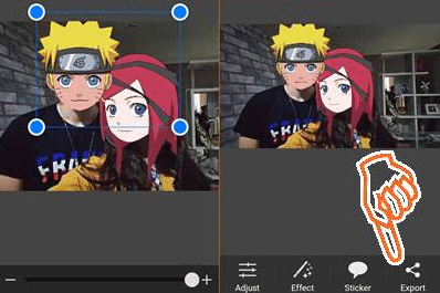 Tutorial Edit Foto Mengubah Wajah Menjadi Naruto dengan PicSay Pro