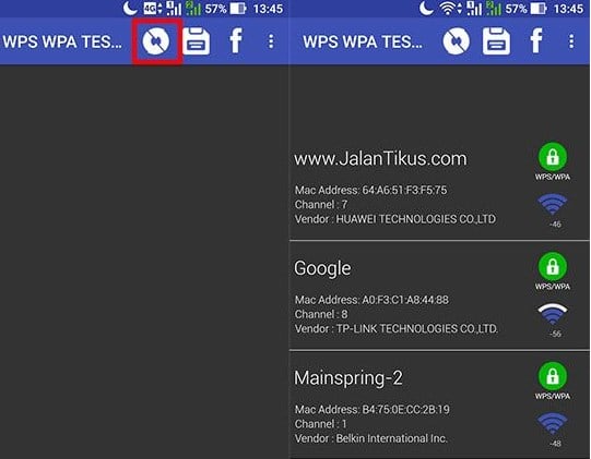 Cara Ampuh Hack Wifi dari Android Menggunakan WIFI WPS WPA TESTER 3