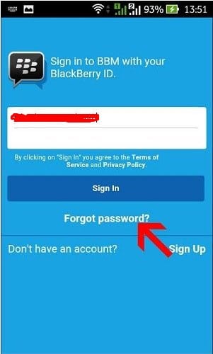 Cara Reset Password BBM Langsung di HP Android