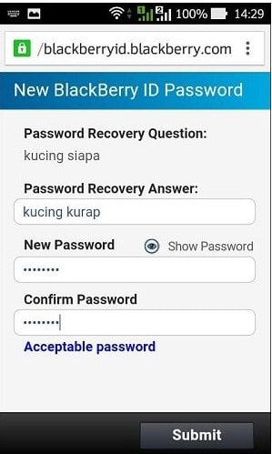 Cara Reset Password BBM Langsung di HP Android 10