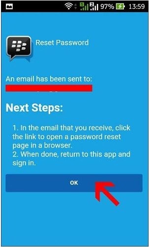 Cara Reset Password BBM Langsung di HP Android 3