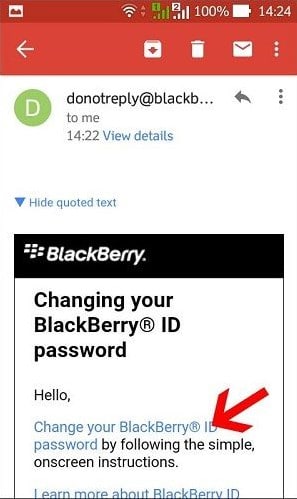 Cara Reset Password BBM Langsung di HP Android 9