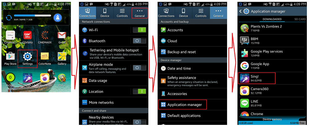 Cara Logout atau Keluar dari Aplikasi Smule di HP Android