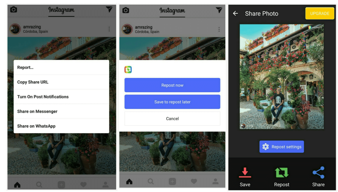 Cara Repost Instagram Android dan iPhone