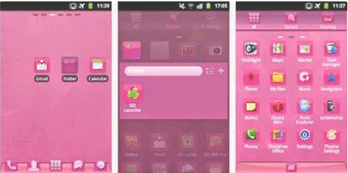 Download Tema Pink Gratis Untuk Android