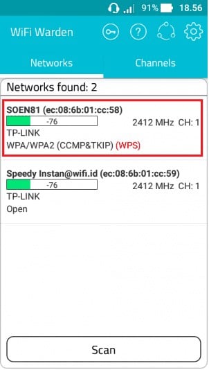 Cara Hack WiFi di Android Dengan WiFi Warden