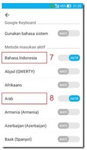 Cara Menulis Huruf Arab dan Berharakat di Android