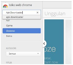 Menggunakan Extension Google Chrome