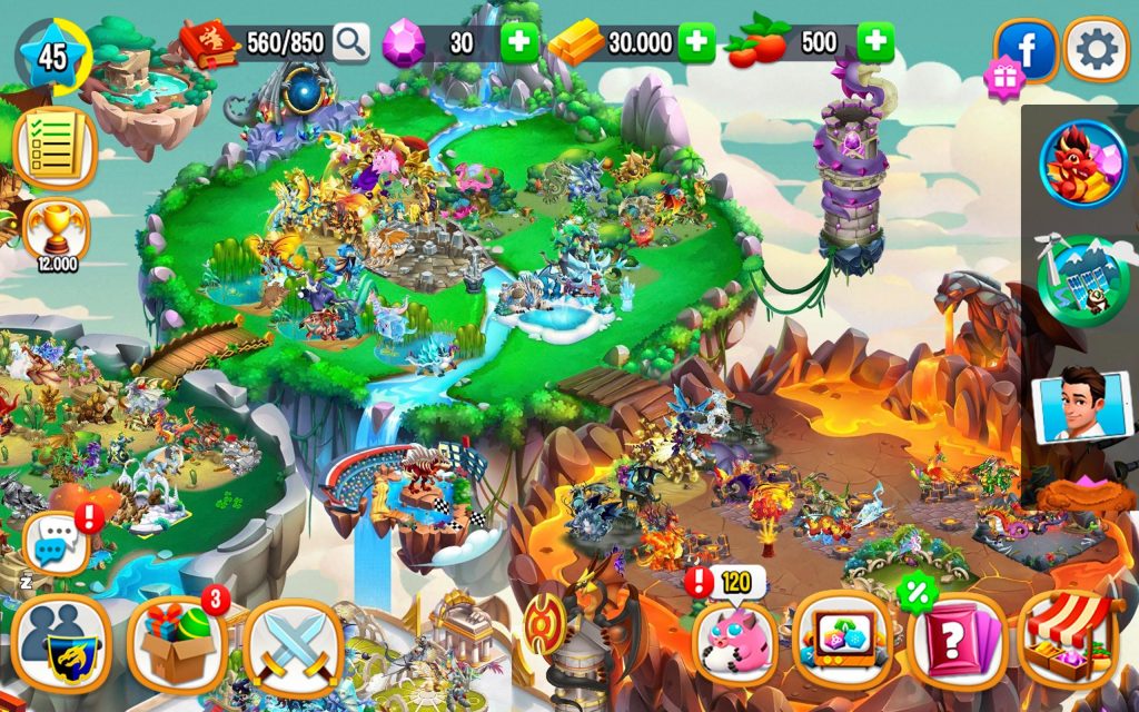 Fitur Fitur Game Dragon City Mod Apk