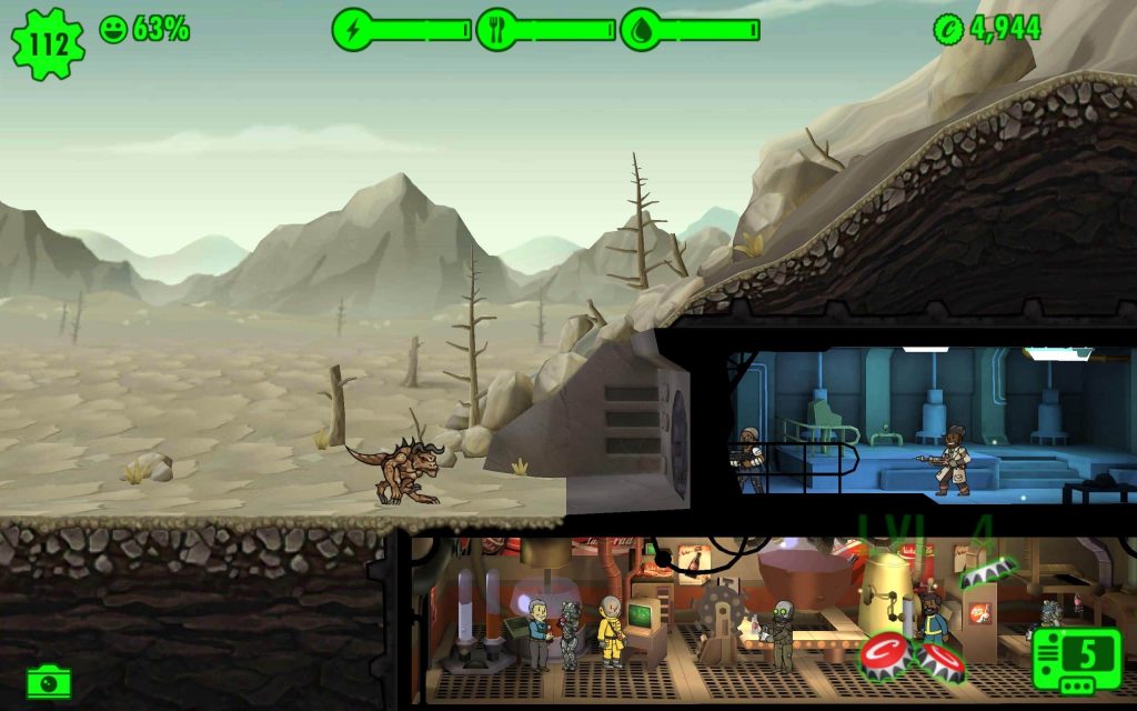 Fitur-fitur Fallout Shelter Mod Apk