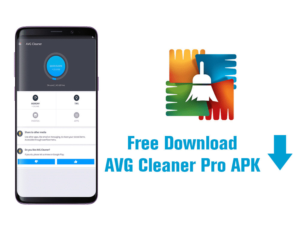 Cara Download AVG Cleaner Pro Mod APK Full