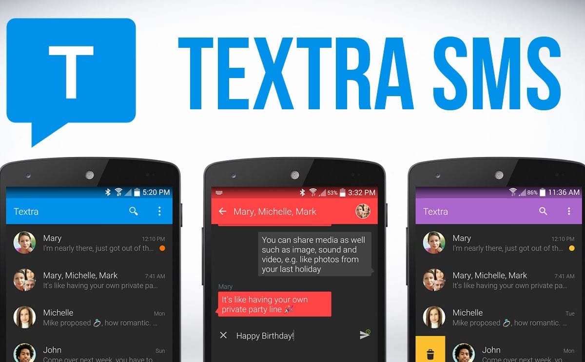 textra programmer sms