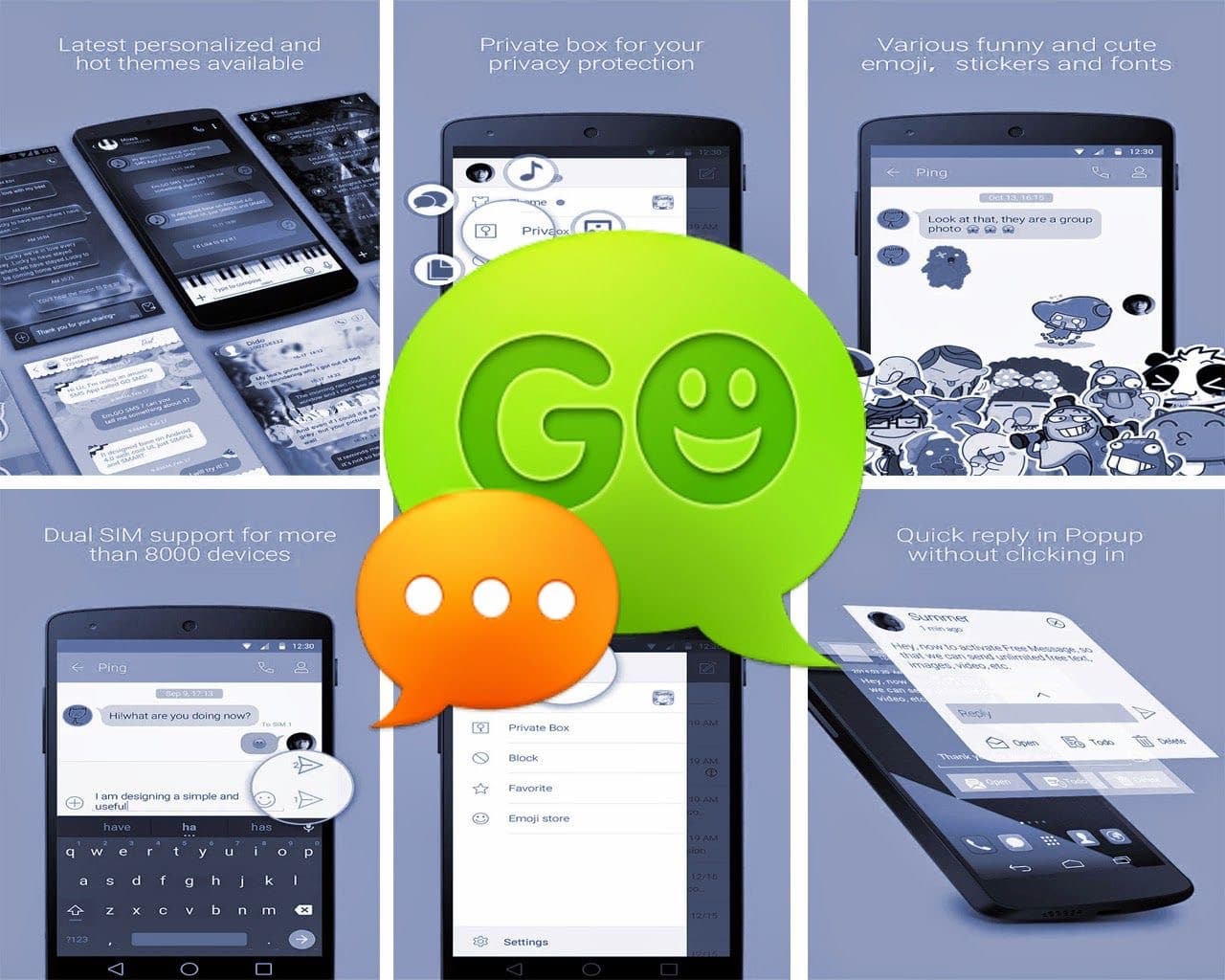 Fitur Go SMS Pemium Terbaru