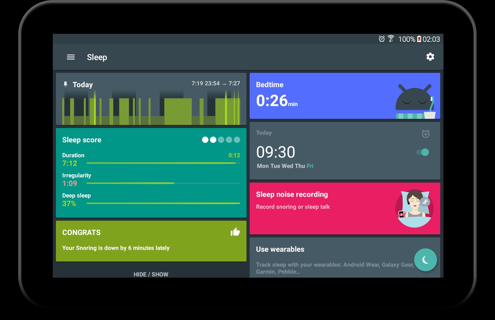Sistem Kerja Sleep as Android