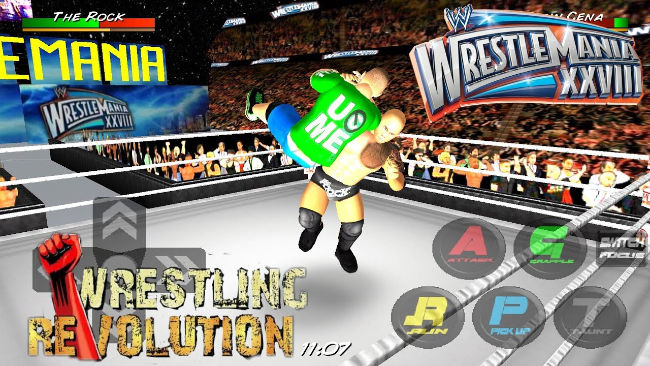 Deskripsi Wrestling Revolution 3D